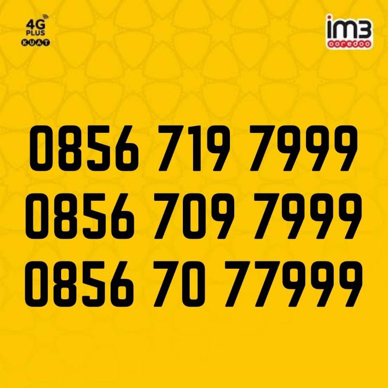 Nomor Cantik Indosat 11 Digit Ekor Triple 9 999