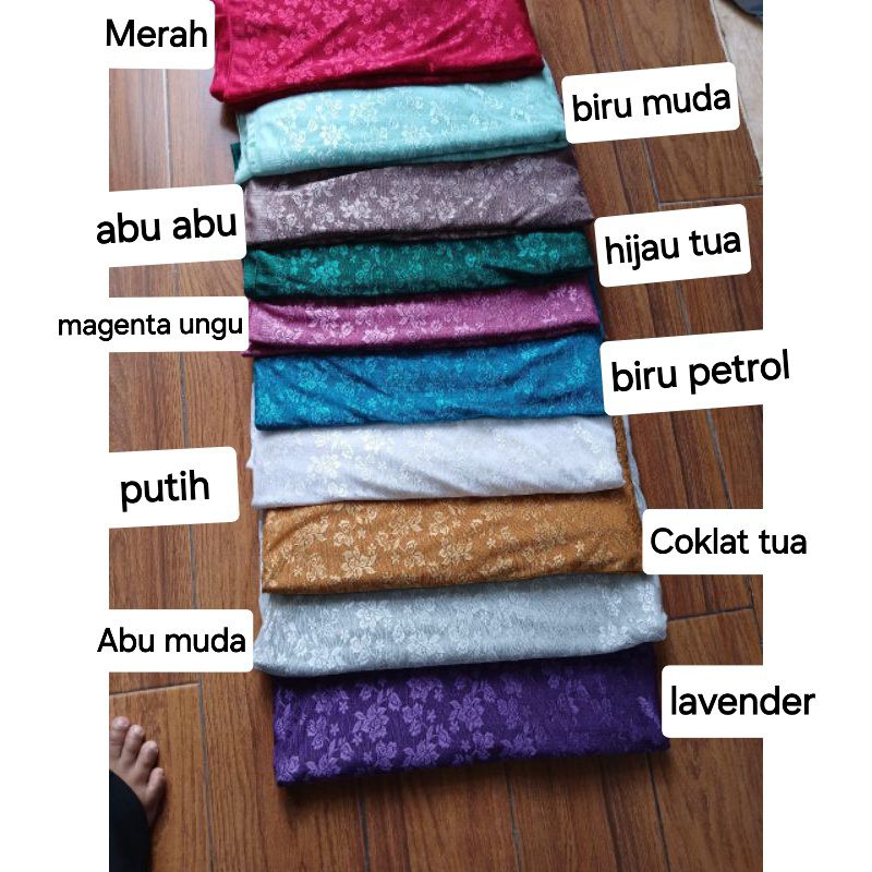 KAin Brukat  Jepang ,  bunga bayang kecil , sangat lembut dan flowy ,kode : GSI059