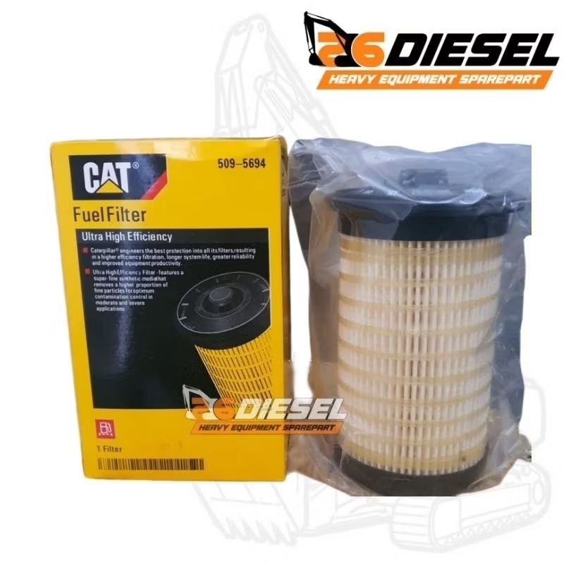 Filter Solar Caterpillar 320 GC GX PN 509-5694 / Fuel Filter Cat 320GC GX PN 509-5964/Filter Saringa