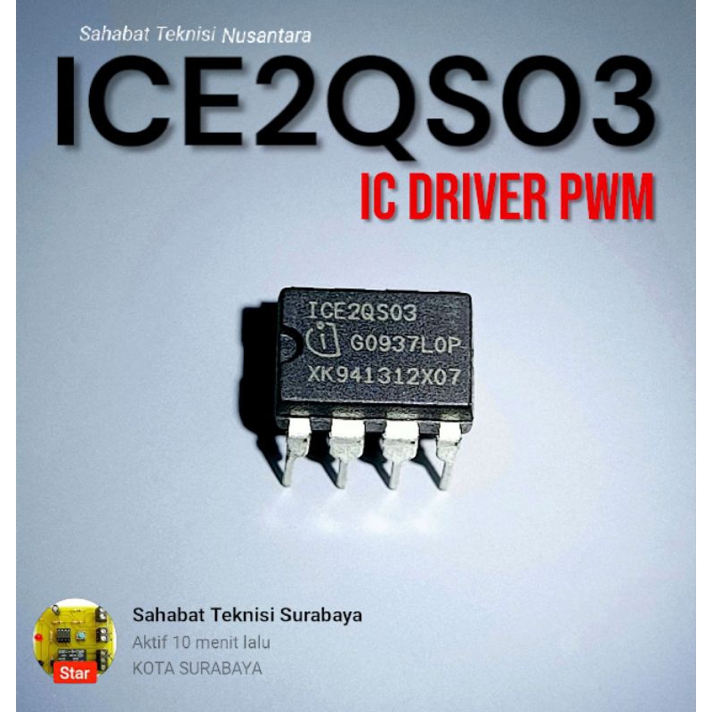 IC ICE2QS03 IC driver PWM ICE 2QS03