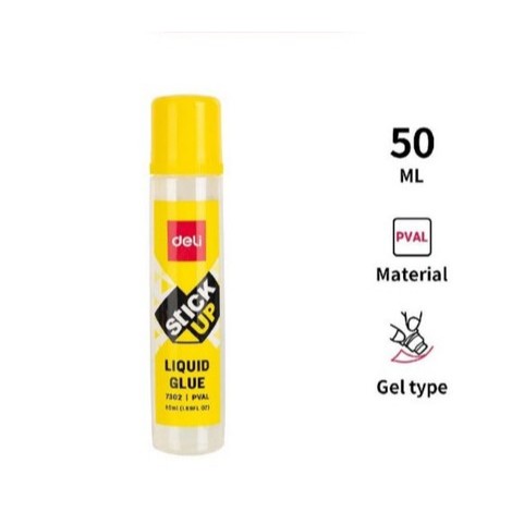 

Lem Kertas Cair DELI 50 Ml 7302 Glue