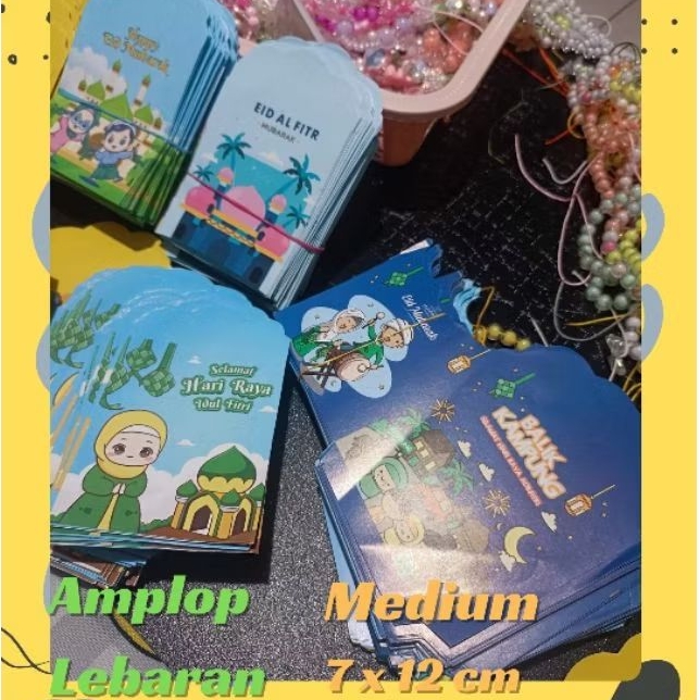 

AMPLOP LEBARAN MEDIUM / SEDANG 7 x 11 cm ( Glossy) isi 12 pcs