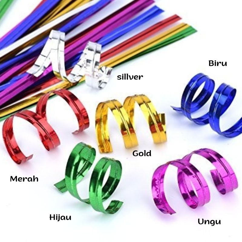 

Kawat Twist Pita Kawat Souvenir isi 50 pcs