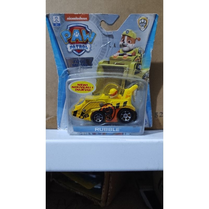 paw patrol diecast vehicles rubble