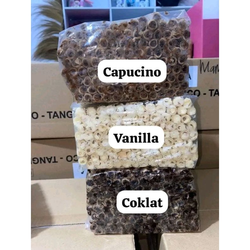 

Astor Roola Kiloan isi 1Kg Varian Coklat Vanila Capucino