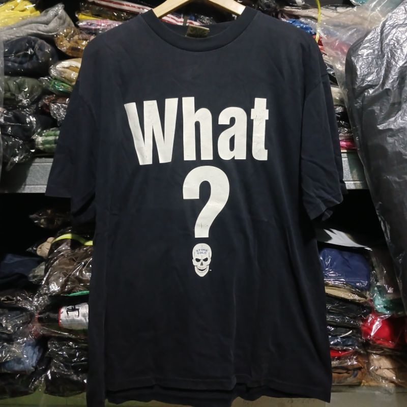 kaos vintage wwe stone cold What second