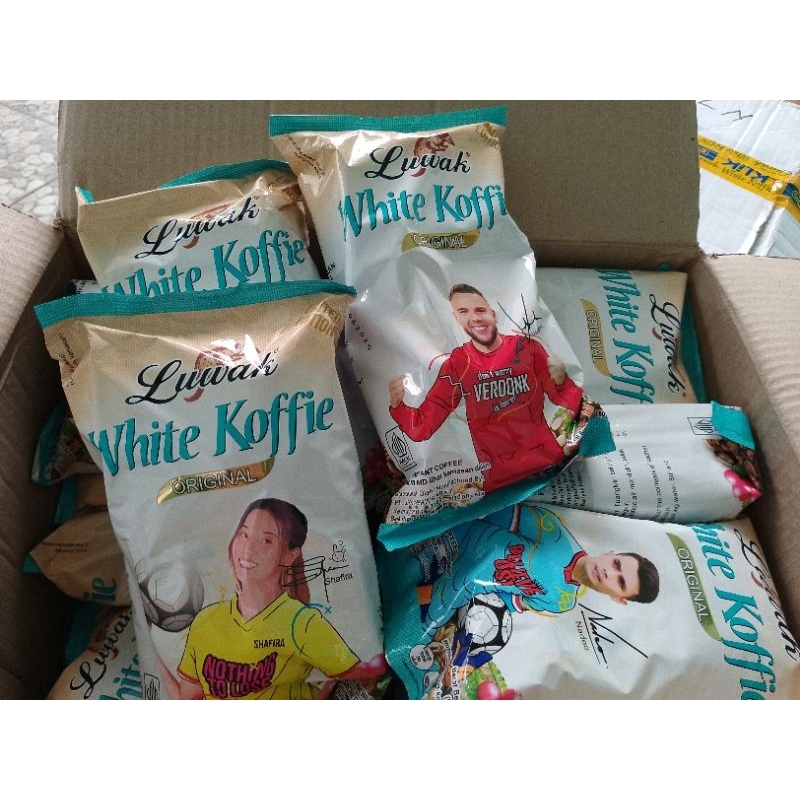 

Luwak white koffie kemasan isi 9pc