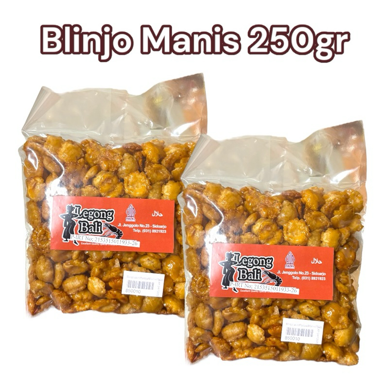 

LEGONG BALI BLINJO MANIS 250gr