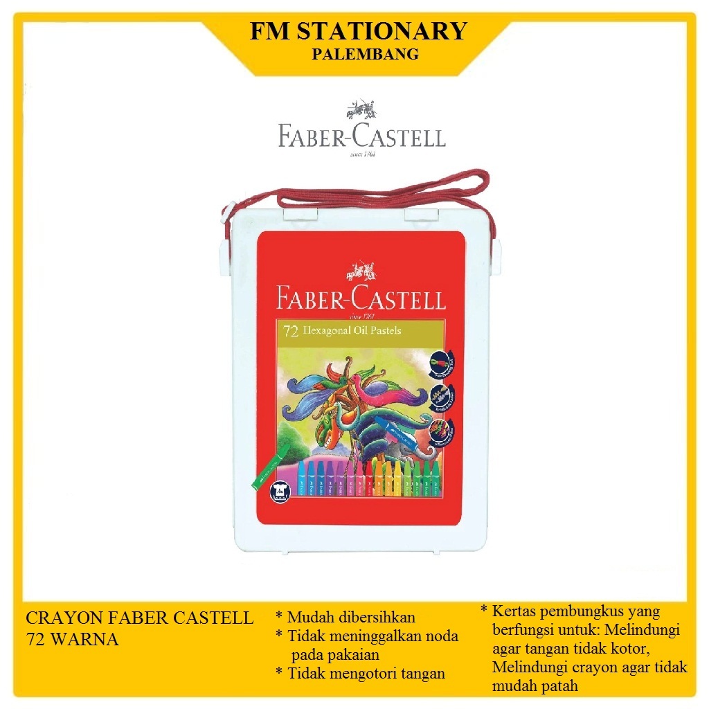 

Crayon faber castell oil pastel 72 warna