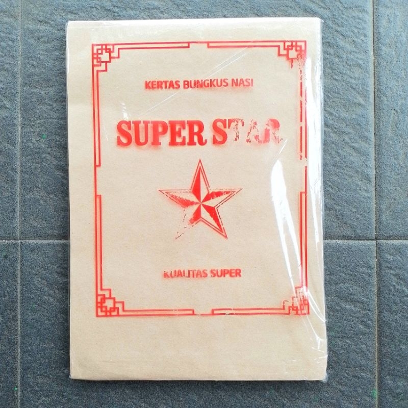 

Kertas Nasi Coklat Super Star 100lbr ( Pak ) [ Original ]