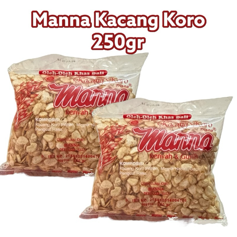 

MANNA KACANG KORO BALI 250gr