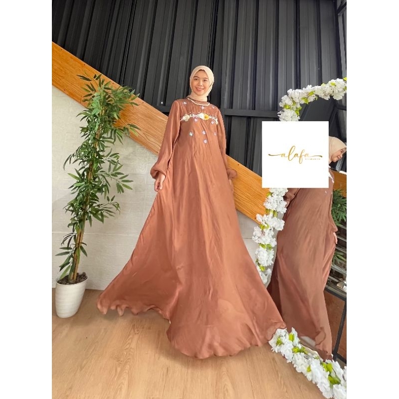 gamis bungas DRES shimer