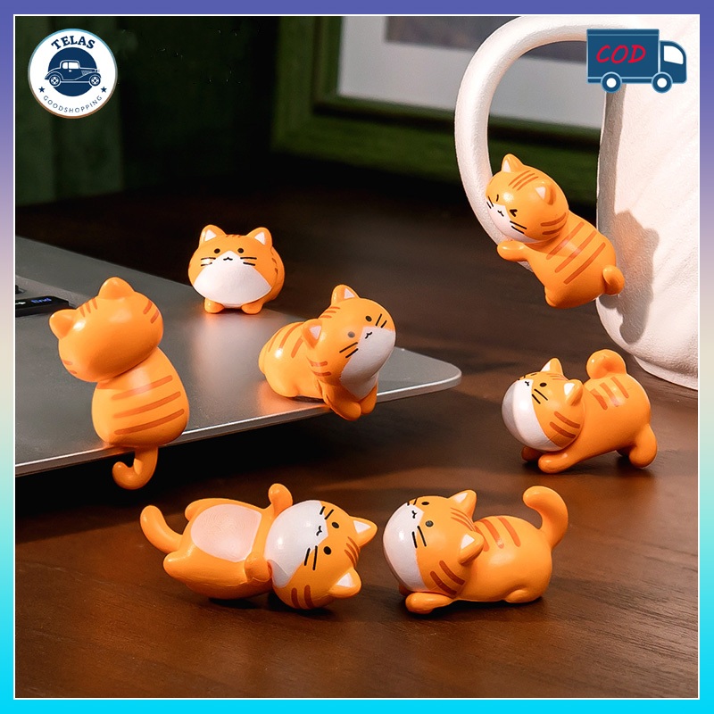 Miniatur Kucing Dashboard Mobil ORNAMEN MINIATUR 8 MOTIF MULTI KUCING / CAT / MOBIL / BERSIKU  /MOTI