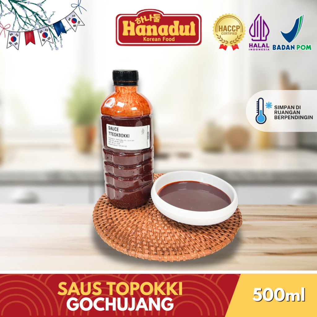 Saus Gochujang /  Bumbu Gochujang Tteokbokki & Odeng / Gochujang 500ml / Saus Topokki