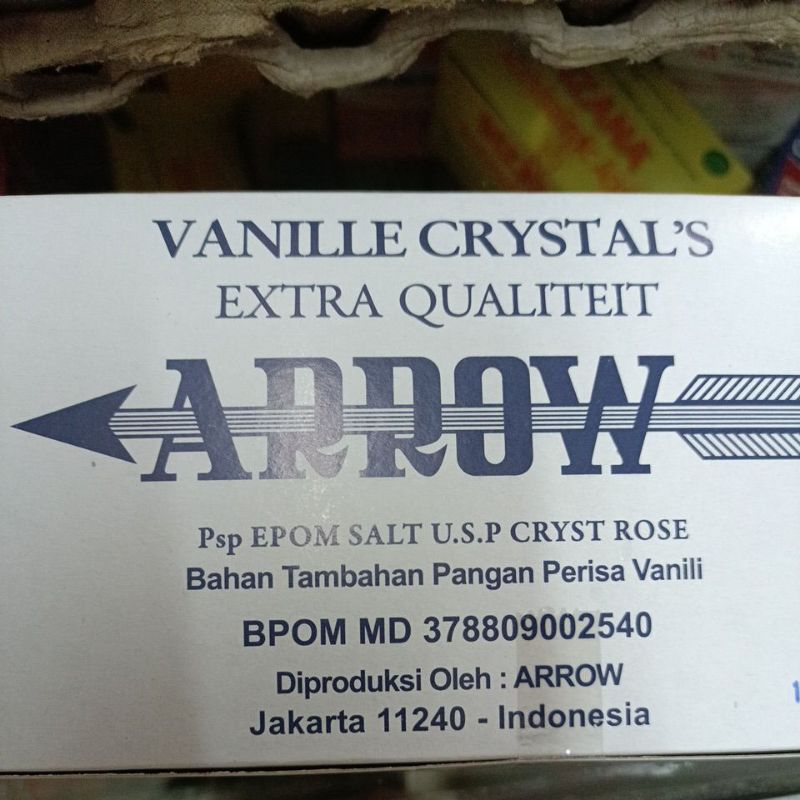 

Vanili Bubuk Arrow Kemasan 2gr (1 kotak 100pcs)