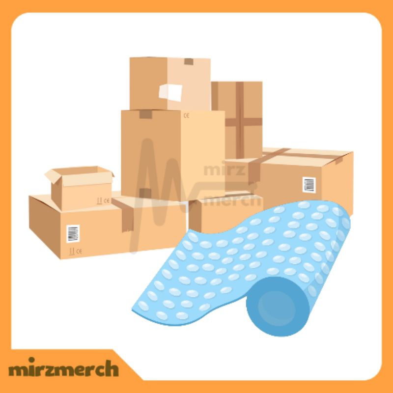 

Tambahan Packing Bubble Wrap dan Kardus