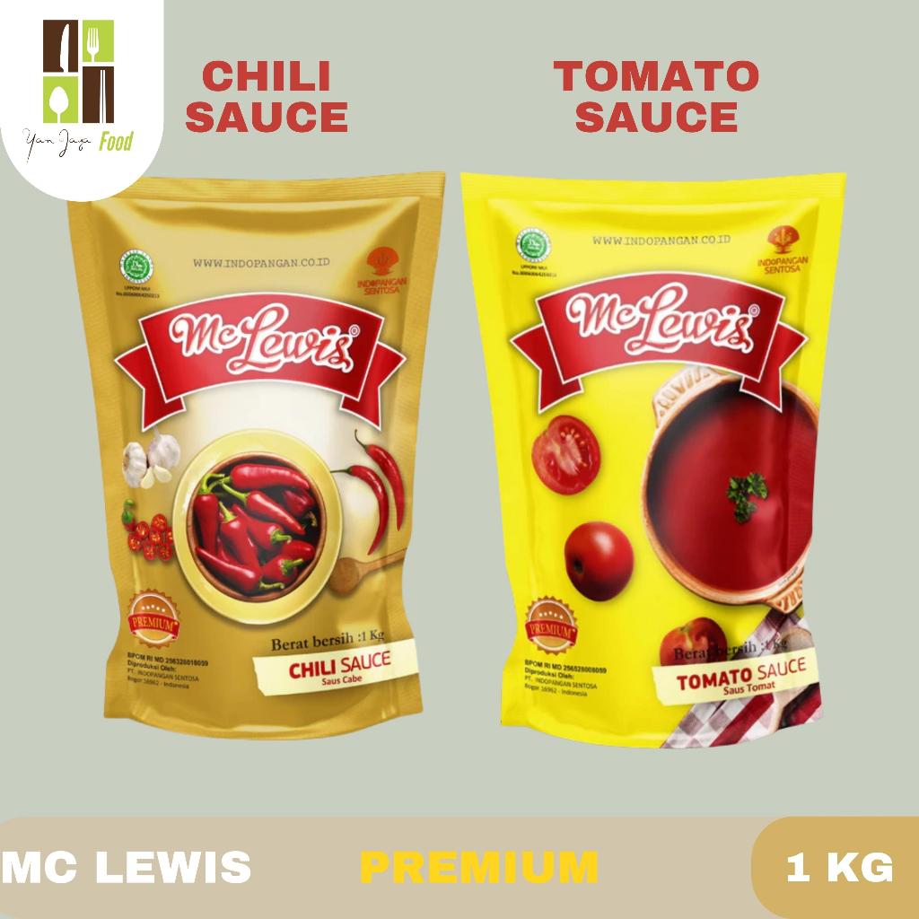 

Mc Lewis Chili Premium Sauce / Chili Sauce / Tomato Premium / Tomato Sauce / Saos / Saus Tomat / Sambal / Saus Cabe / 1kg