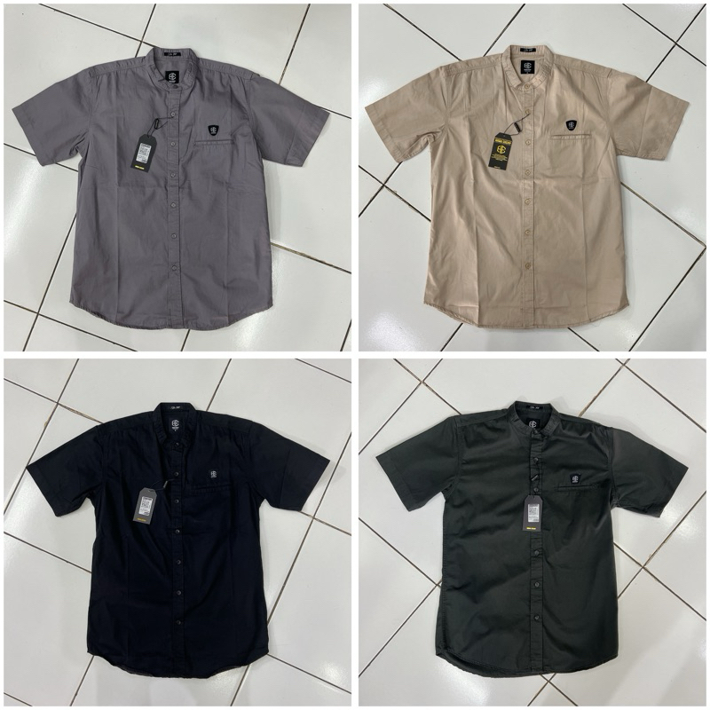 HAWK ENEMY - Kemeja koko pria lengan pendek / Kemko / Pakaian muslim pria