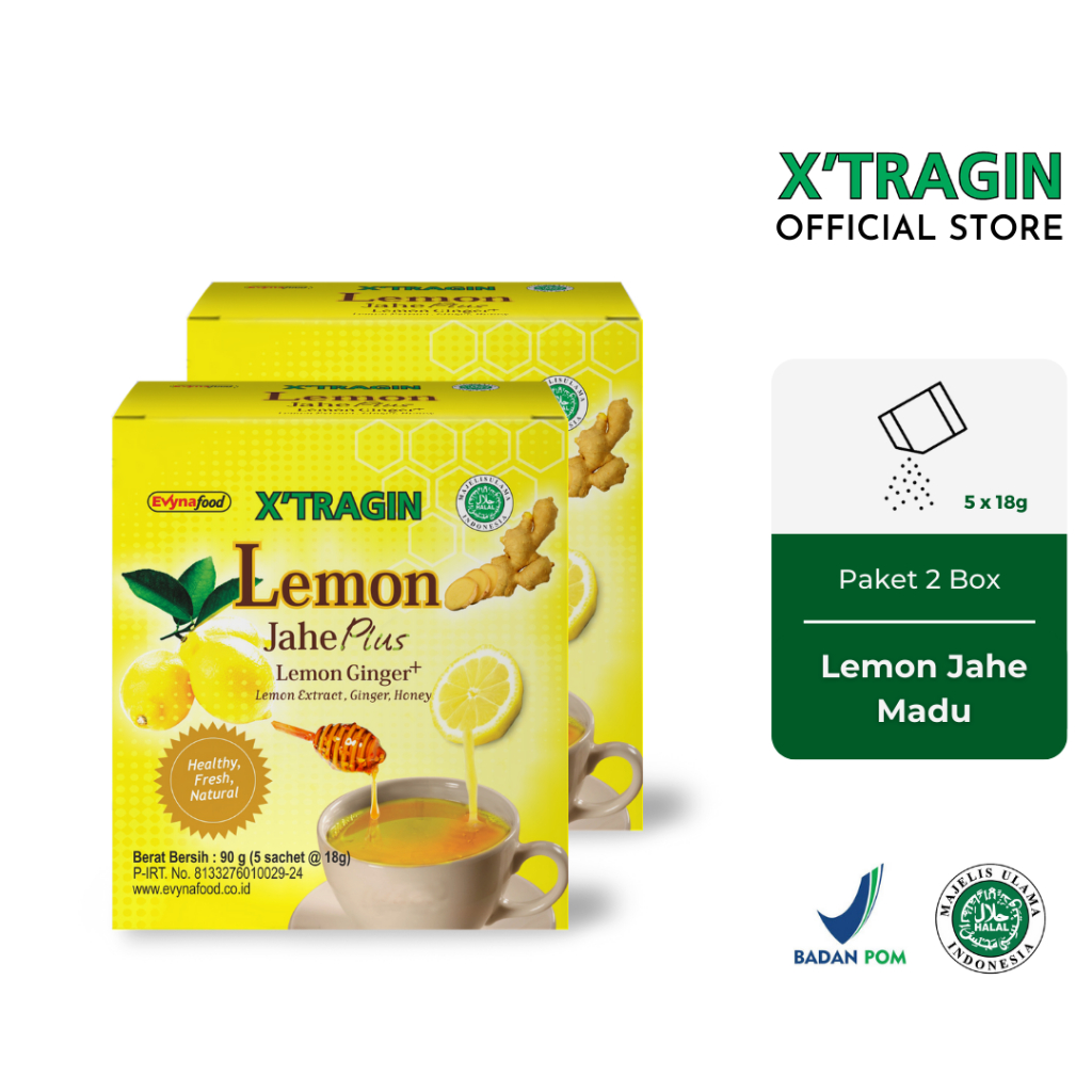 

X'TRAGIN Lemon Jahe Madu Twin Box