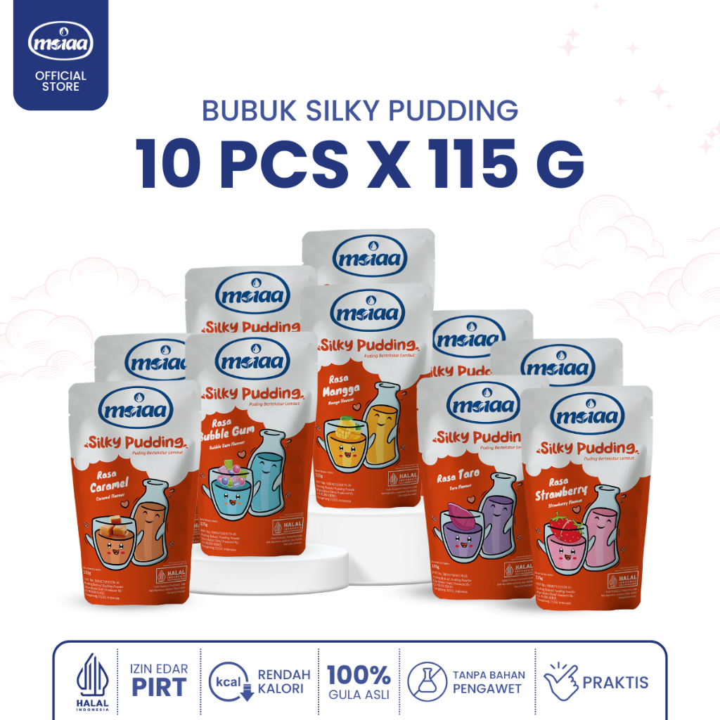 

MOIAA - Silky Puding MOIAA 115 Gram Isi 10 pcs Bisa mix rasa