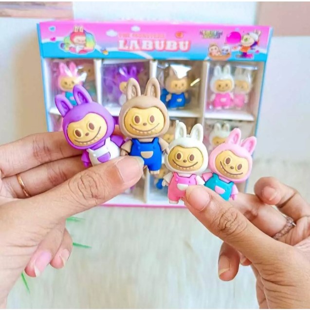 

Penghapus Miniatur 3D Labubu Satuan Full Body / Penghapus Karet / Eraser Hapusan Motif Labubu Tersedia Banyak Motif Harga Satuan Bisa Grosiran
