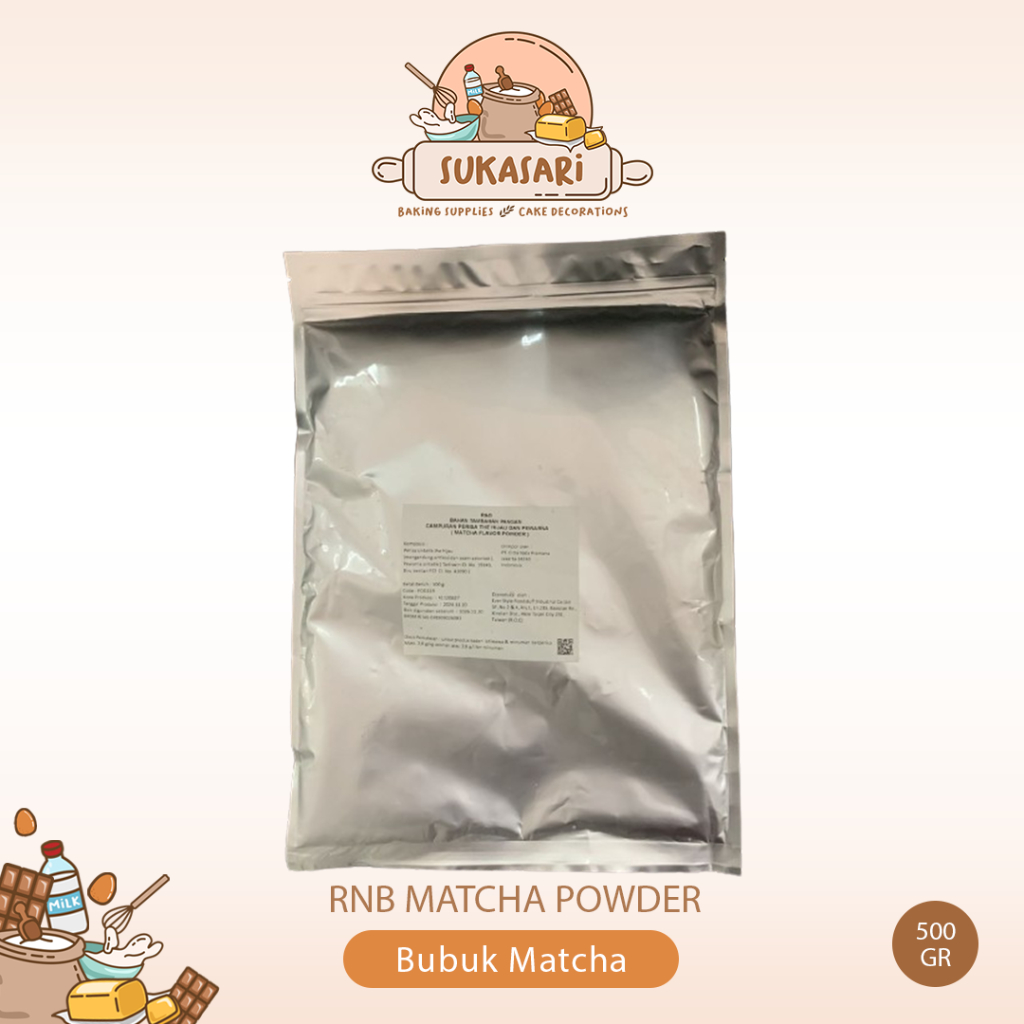 

R&B Matcha Powder / RnB Green Tea Powder / Bubuk Teh Hijau 500 gram R And B
