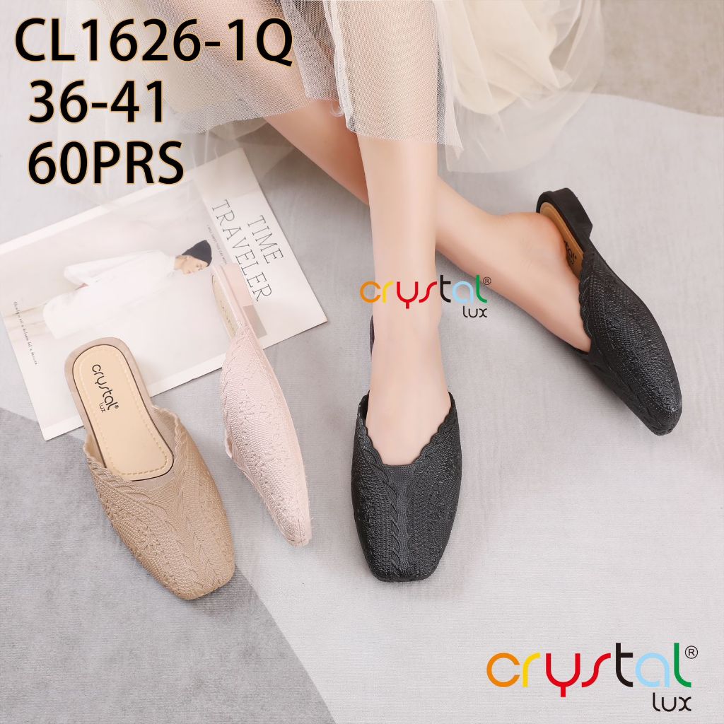 Sepatu Wanita Flat Kerja Jelly Korea  | Sepatu Kerja Wanita Jelly Plastik | 1626