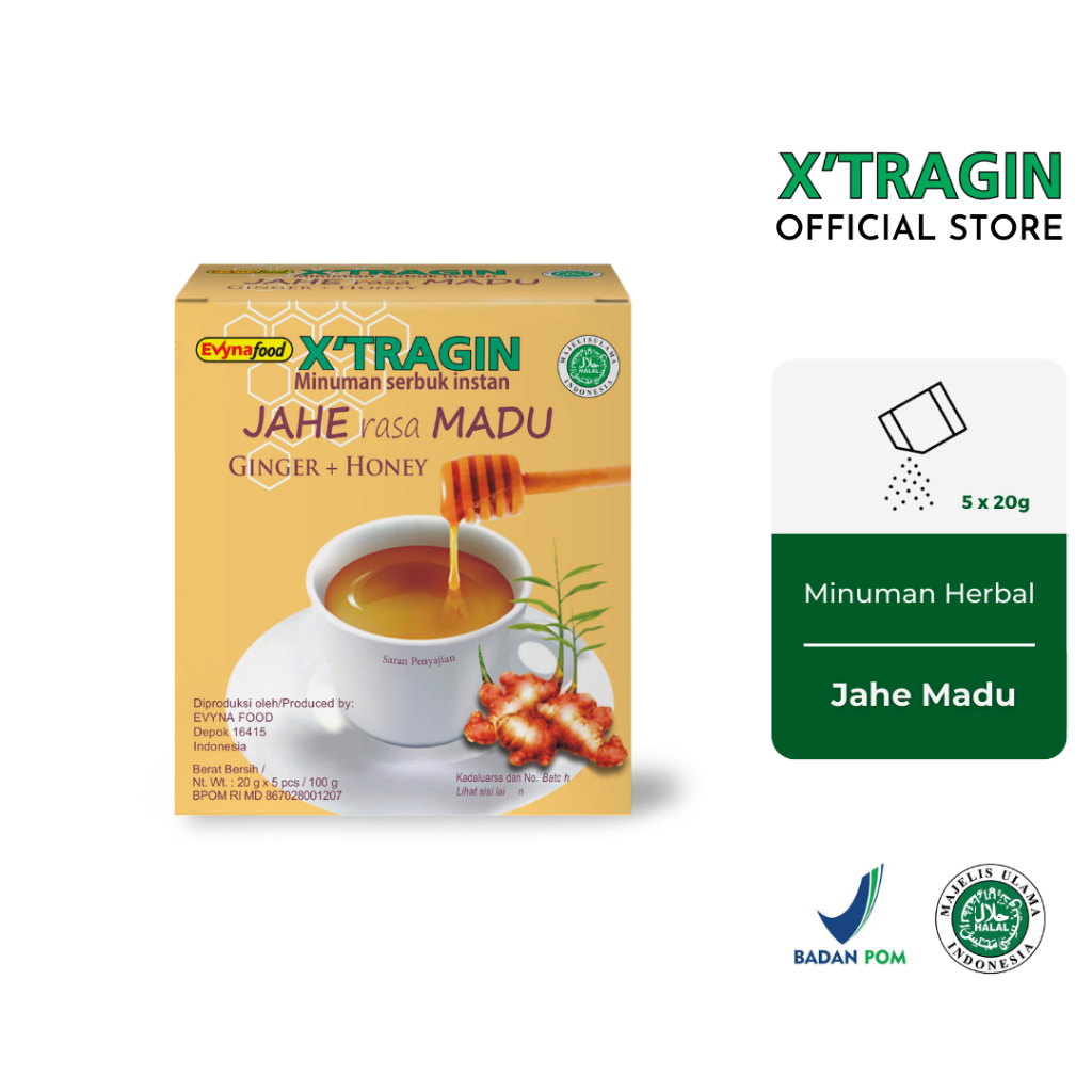 

X'TRAGIN Jahe Madu Minuman Bubuk