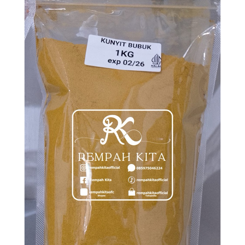 

TURMERIC POWDER | KUNYIT BUBUK | REMPAH KITA OFFICIAL