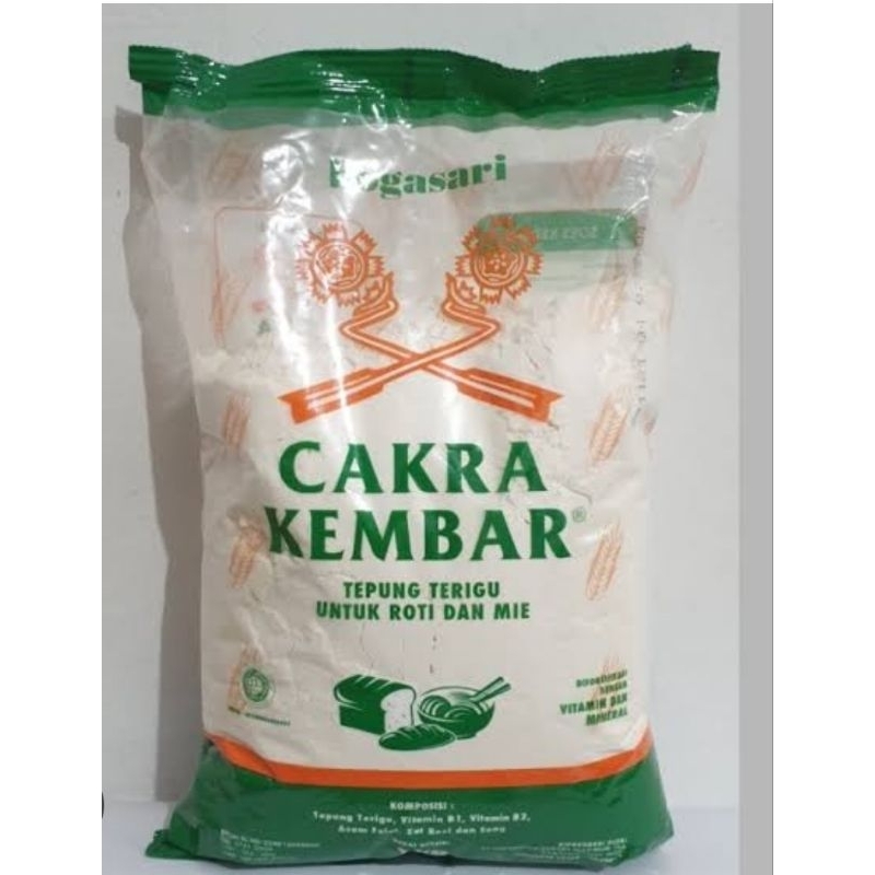 

tepung cakra kembar bogasari kemasan 1kg