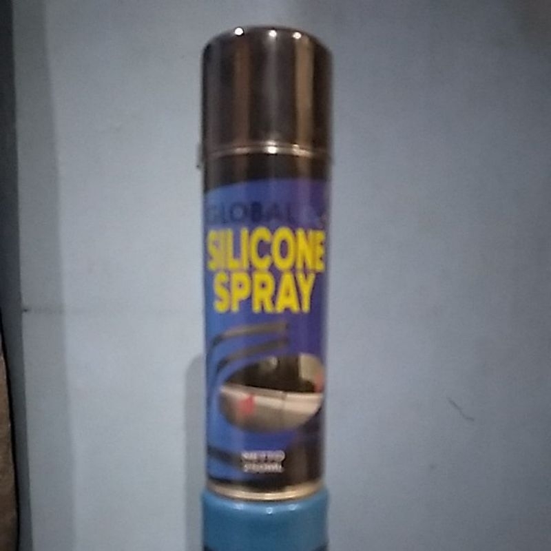 GLOBAL SILICONE SPRAY SILIKON 250ml MELEMBUTKAN KARET WIPER