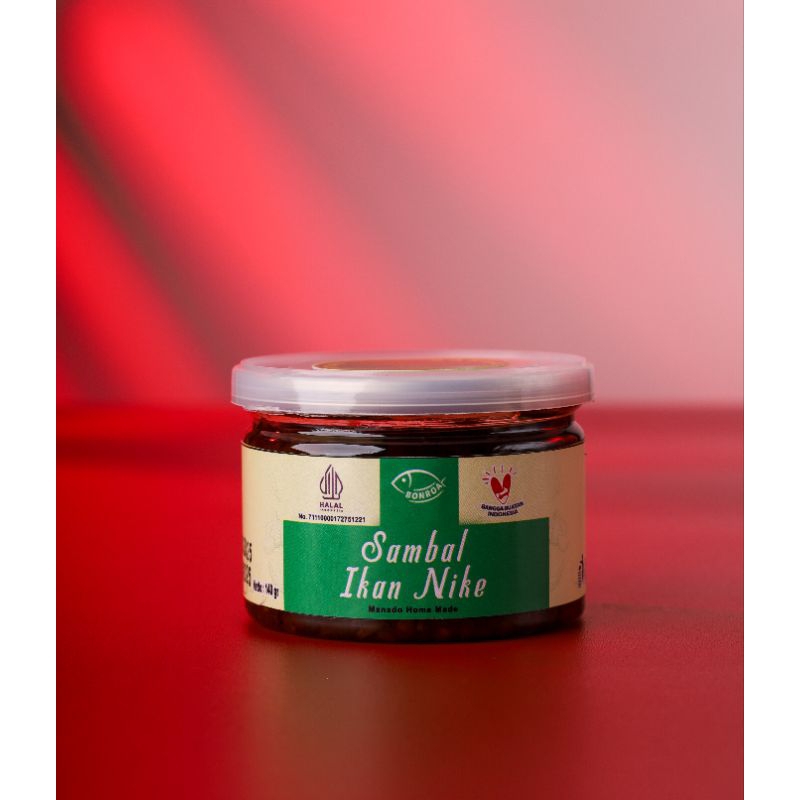 

Sambal Ikan Nike Manado 140 gram