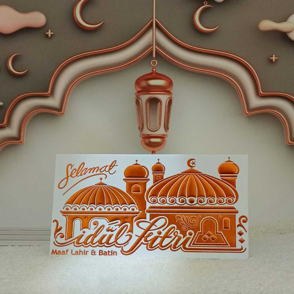 

Amplop L Idul Fitri poli Hijau, Poli Tembaga