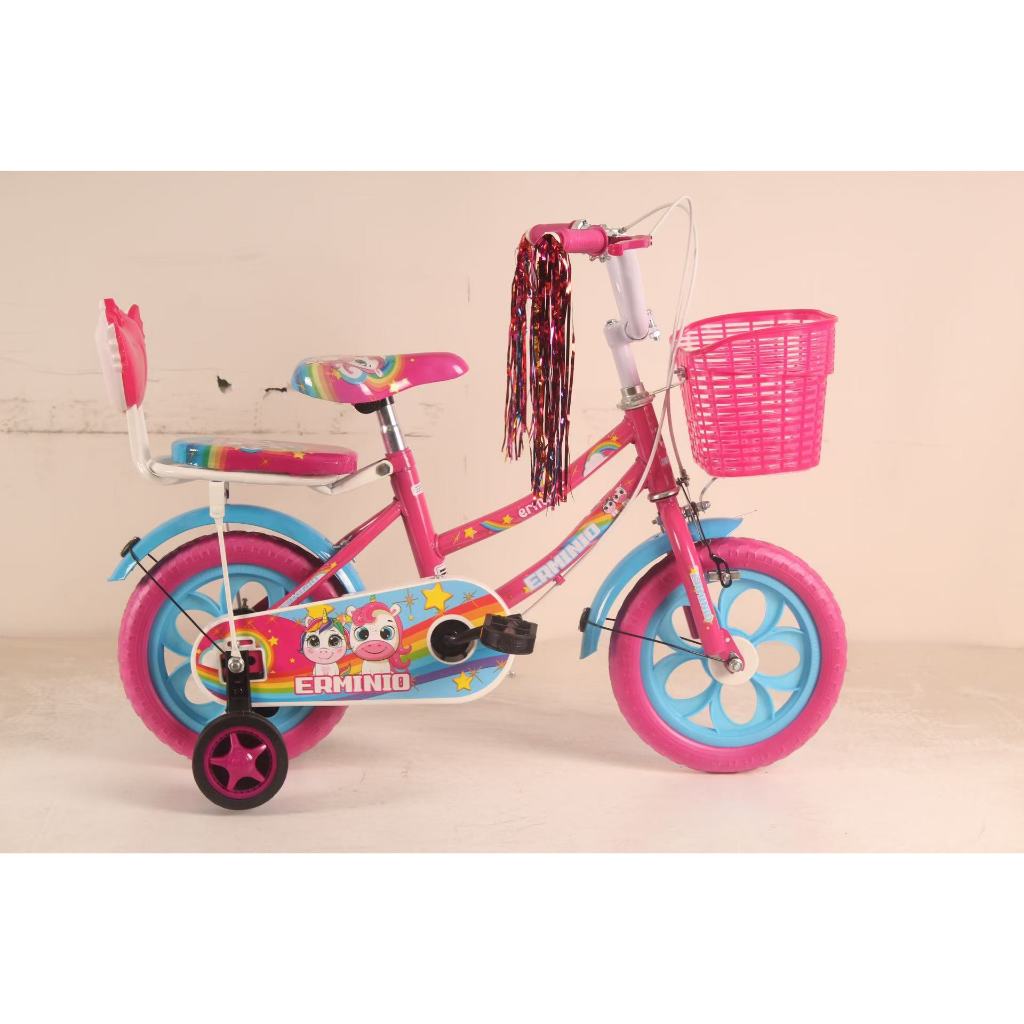 Sepeda anak perempuan ban busa 12 inch