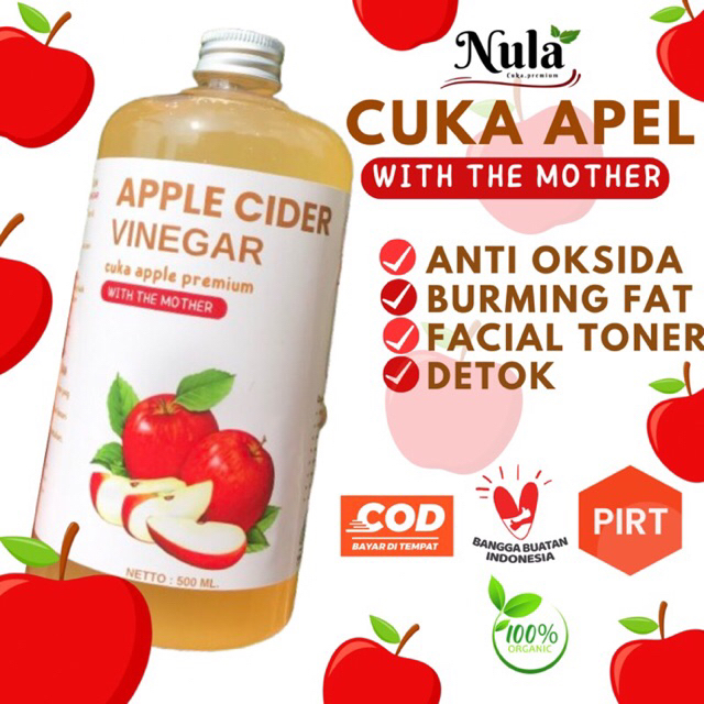 

500ML CUKA APEL PREMIUM 100% with the mother