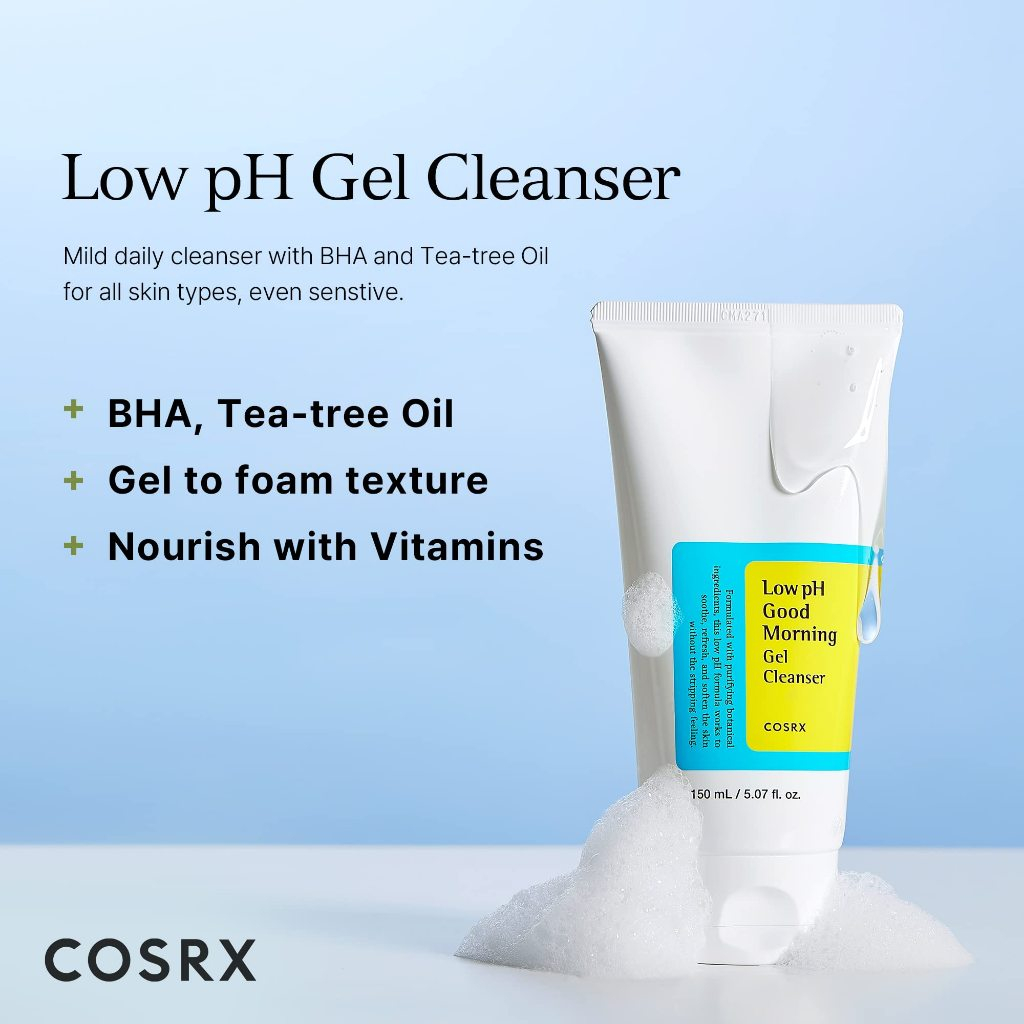 Cosrx Low PH Good Morning Gel Cleanser | Facial Wash