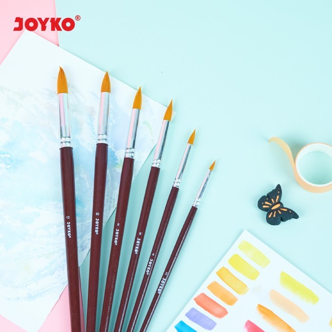 

Kuas Lukis Joyko BR-3 / Kuas Mewarnai Joyko / Kuas Murah / Kuas Set / Brush Joyko BR-3