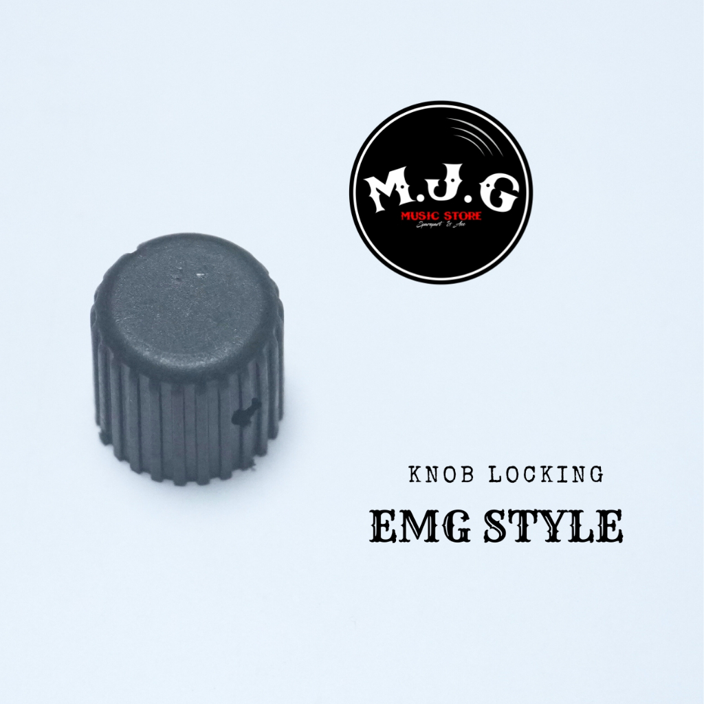 knob potensio locking pickup gitar bass EMG style