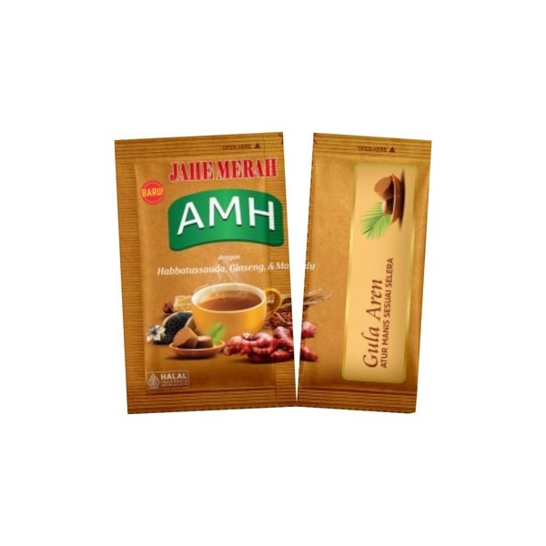 

AMH JAHE MERAH HERBAL SACHET MADU GINSENG GULA AREN RATU LEBAH MINUMAN HANGAT