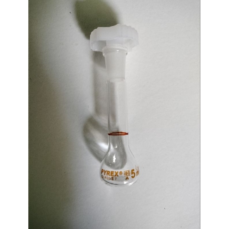 labu ukur 5ml pyrex coklat