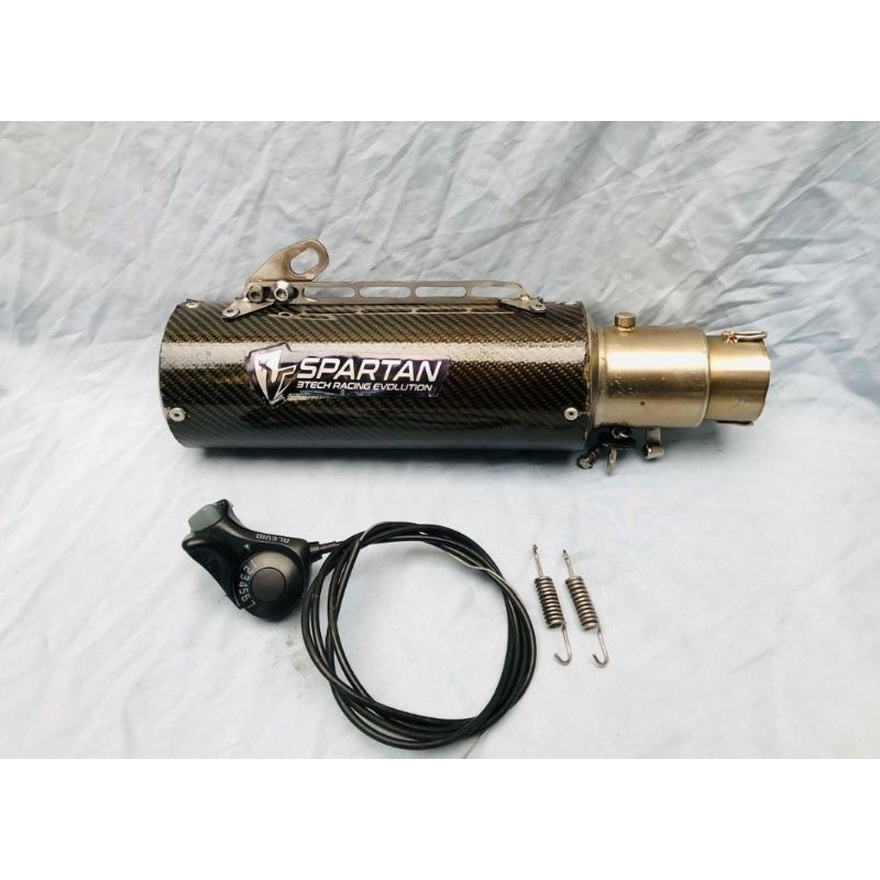 Knalpot 3 suara 3tech spartan gp3 karbon ORIGINAL
