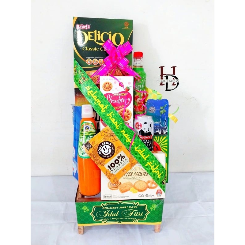 

Parcel Lebaran Idul Fitri 2025 Snacks minuman sirup gift set terlariss sekota medan HD2025S