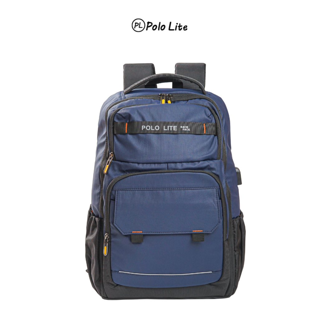 POLO LITE - Tas Ransel Laptop Polo Lite #82065 Tas Backpack Anti Air Tas Punggung Pria Multifungsi