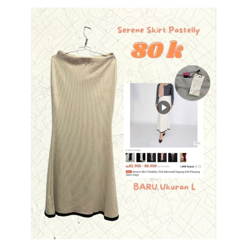 New Serene Skirt Pastelly