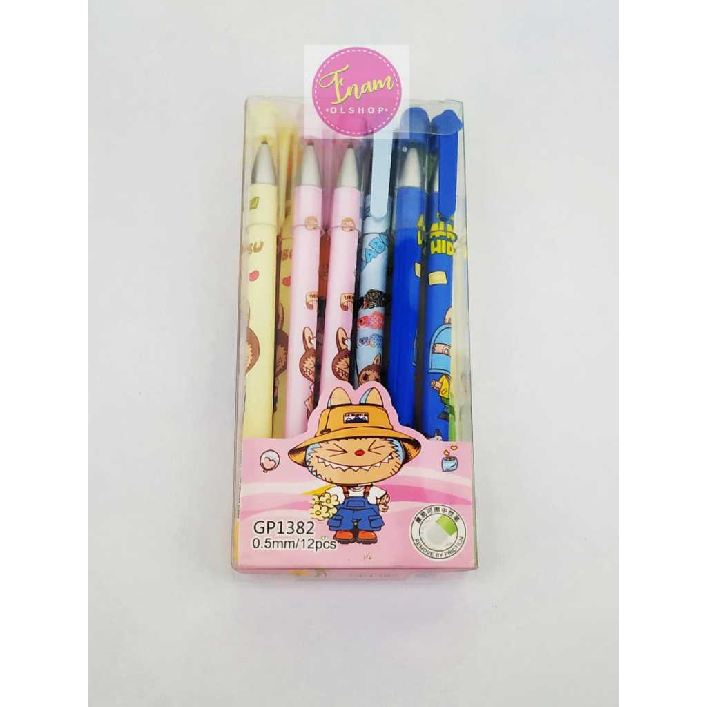 

Pen Gel Hapus Labubu GP-1382 0.5mm 1 Pcs/ 1 Biji
