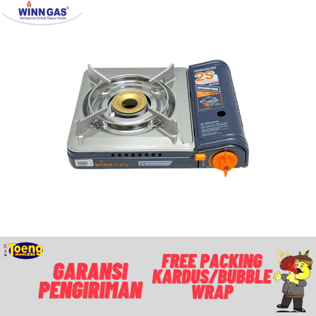 Kompor Gas Portable / Kompor Gas Camping - KOMPOR GAS PORTABLE W-2S WINN GAS