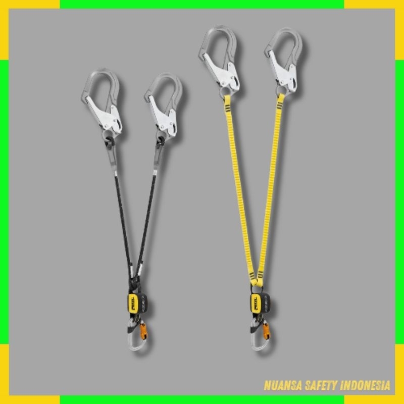 PETZL ABSORBICA-Y LANYARD 80CM + MGO