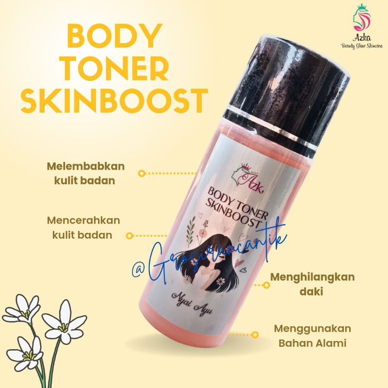 (COD)BODY TONER SKINBOOSTER NYAI AYU - TONER BADAN HITAM STRONG AMPUH MENGHILANGKAN BEKAS LUKA - TON