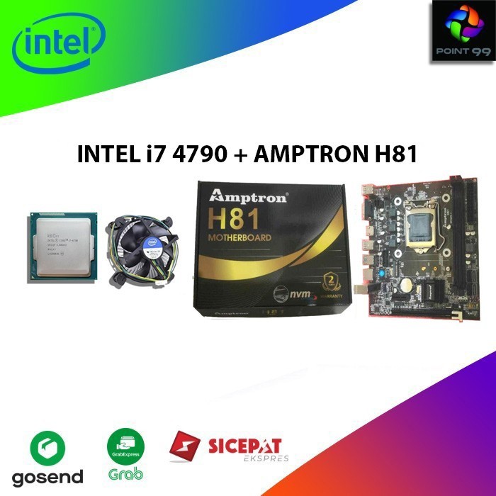 Paket Intel Core i7 4790 + Motherboard H81