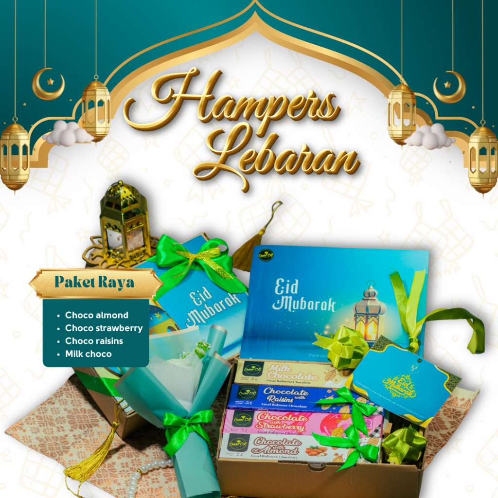 

CoklatCK - Hampers Lebaran Idul Fitri Unik 2025 Gift Box Cokelat Premium Cemilan Coklat Manis Sehat